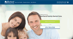 Desktop Screenshot of hartlandfamilydentalcare.com