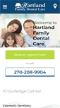 Mobile Screenshot of hartlandfamilydentalcare.com
